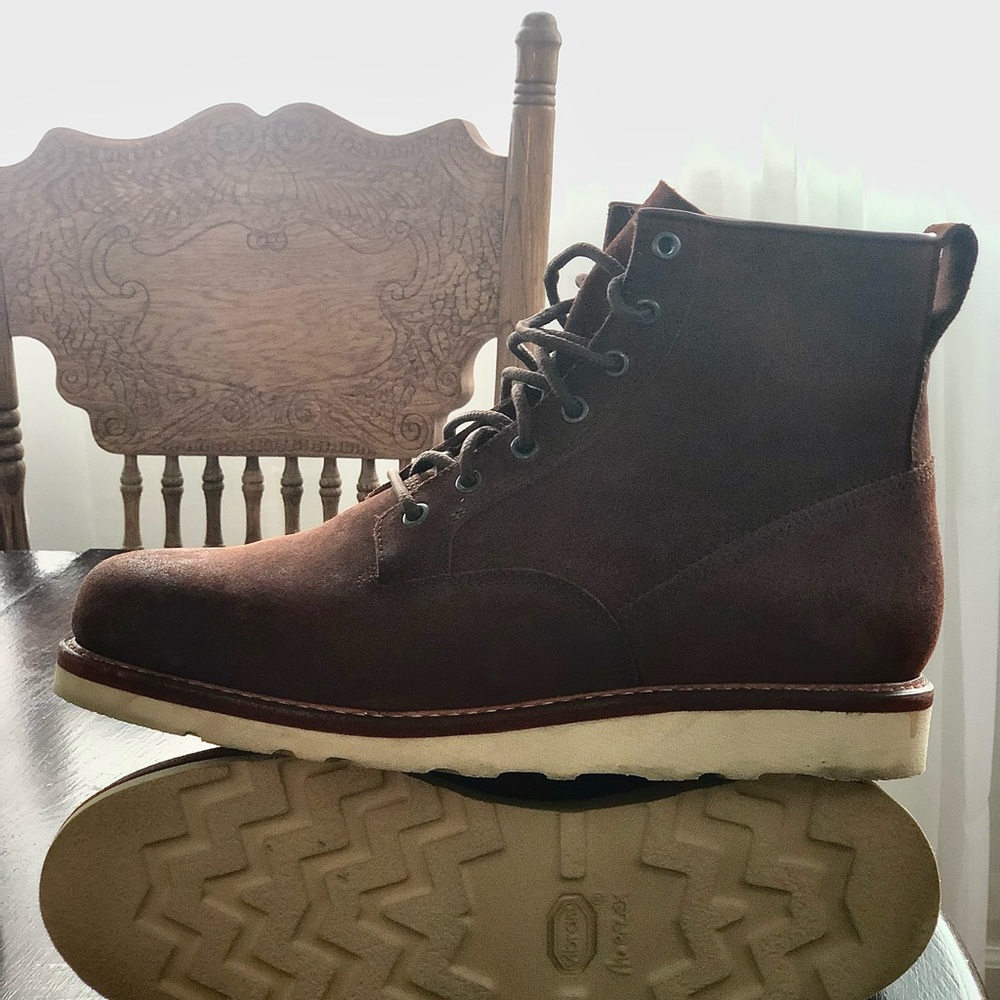 FILSON ROUGHOUT LEATHER WORKSHOP BOOTS SZ 12